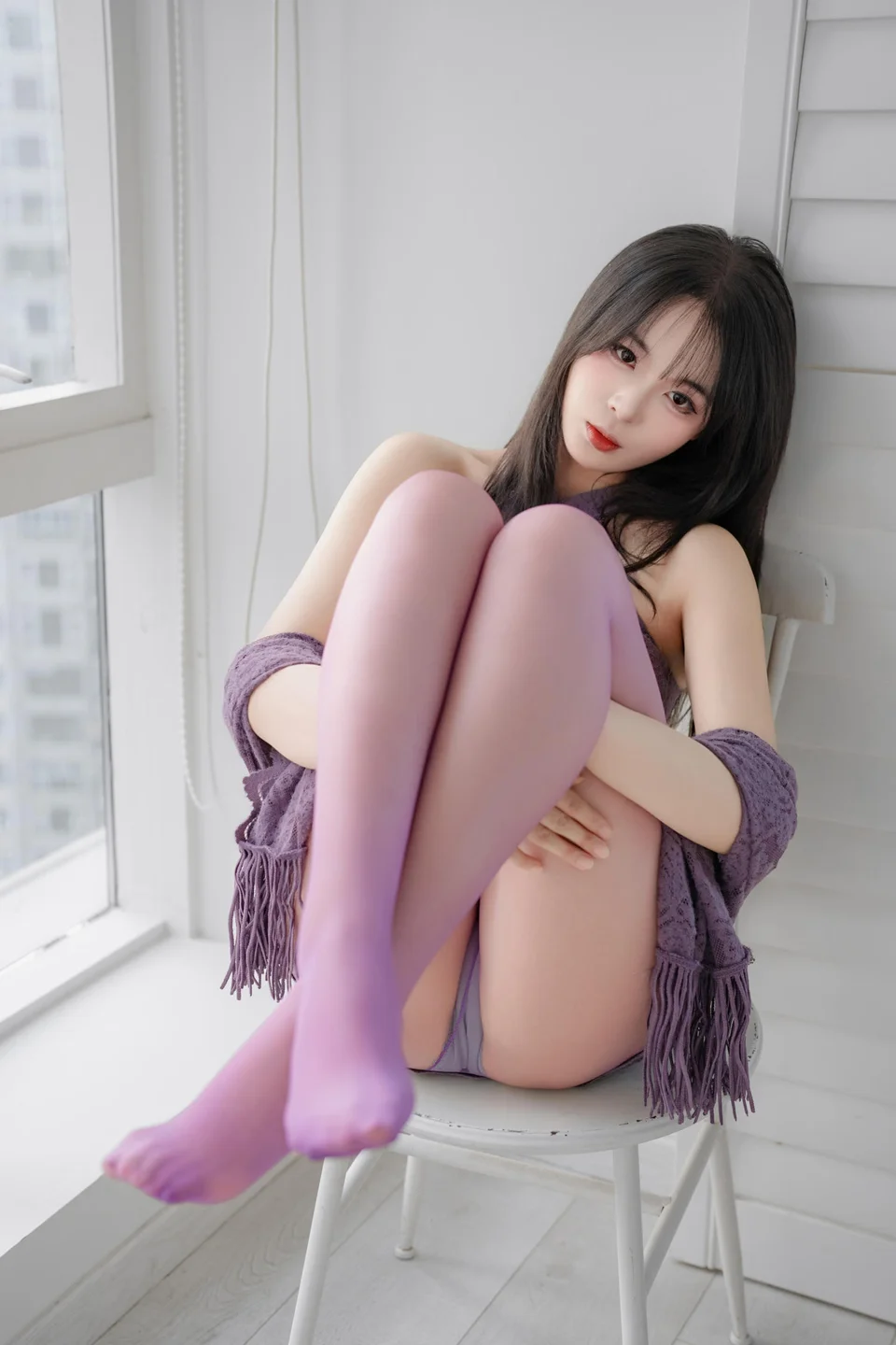 轩萧学姐 - No.076 紫色旗袍 [140P,1V-1.91GB] tg@simisebaisi 【丝足阁】121.webp